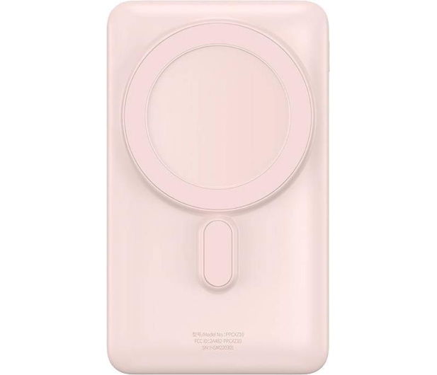 Baseus Powerbank Magnetic 10000mAh 20W (różowy) - 1090145 - zdjęcie 2